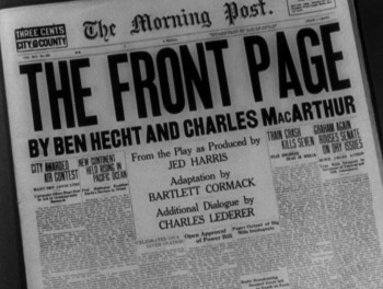 The Front Page (1931) download
