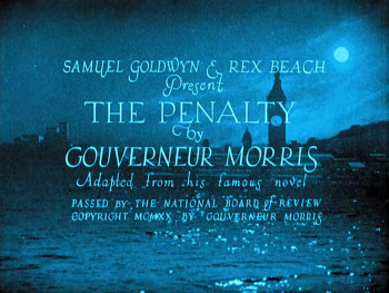 The Penalty (1920) download