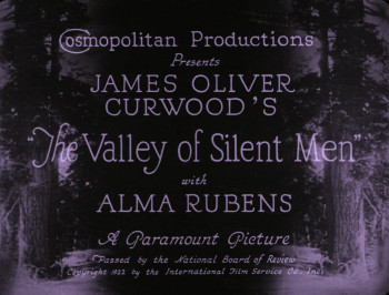 The Valley of Silent Men (1922) download